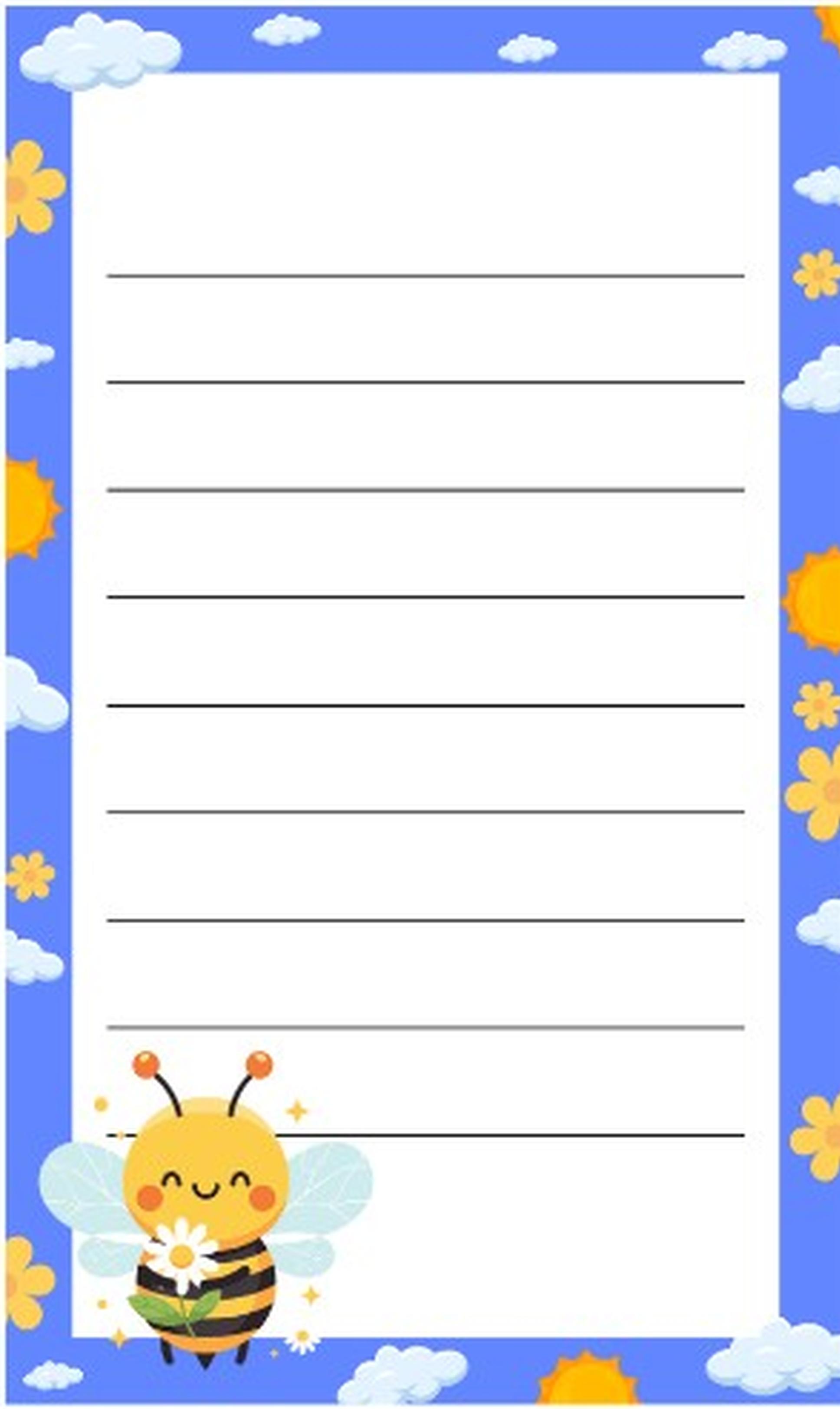 Sunny Bee Notepad