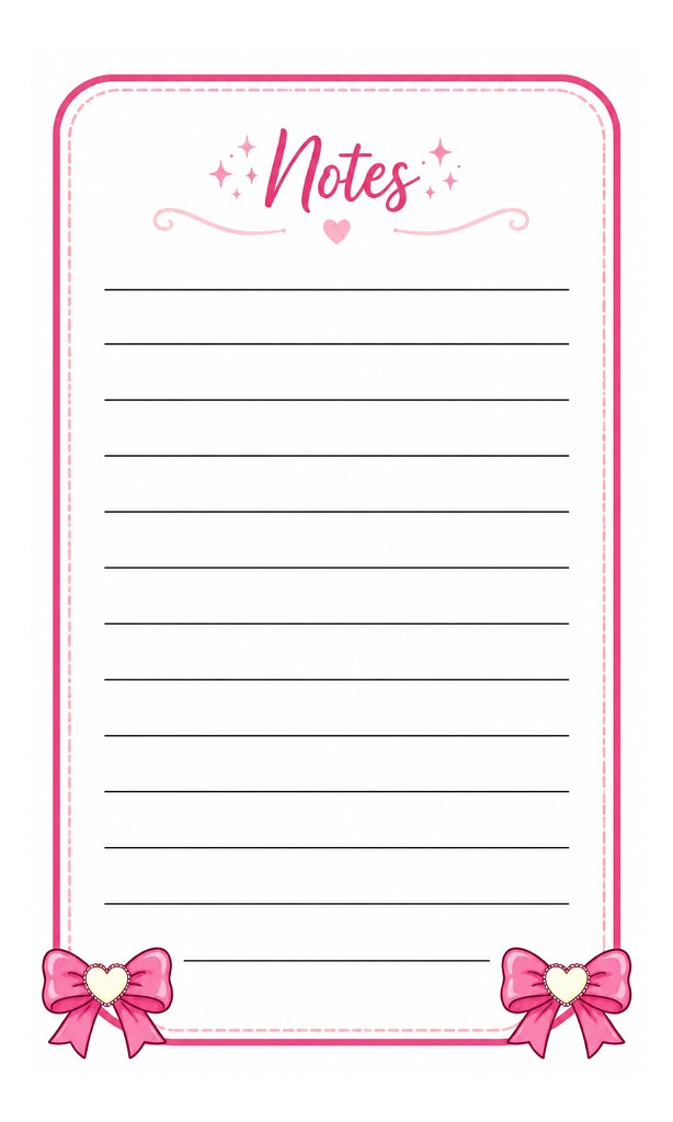 Corner Bow Notes