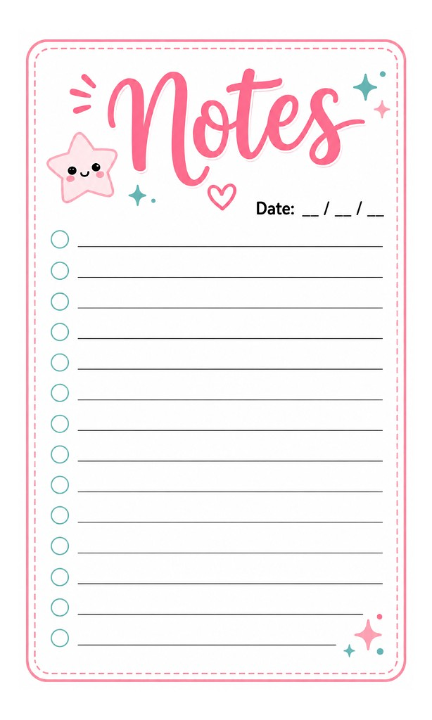 Starry Notes List