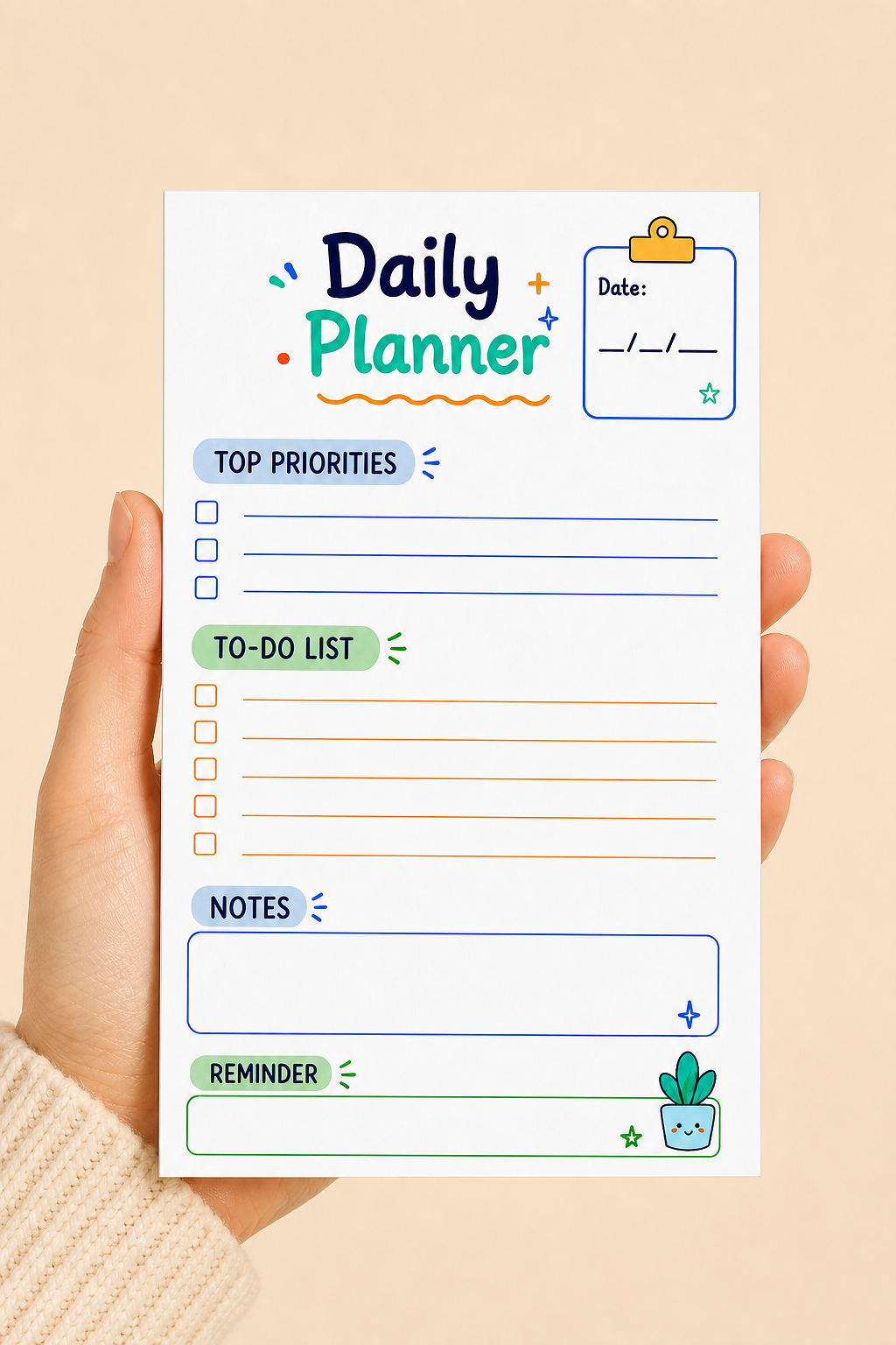 Photo 2 of Daily Planner Pad