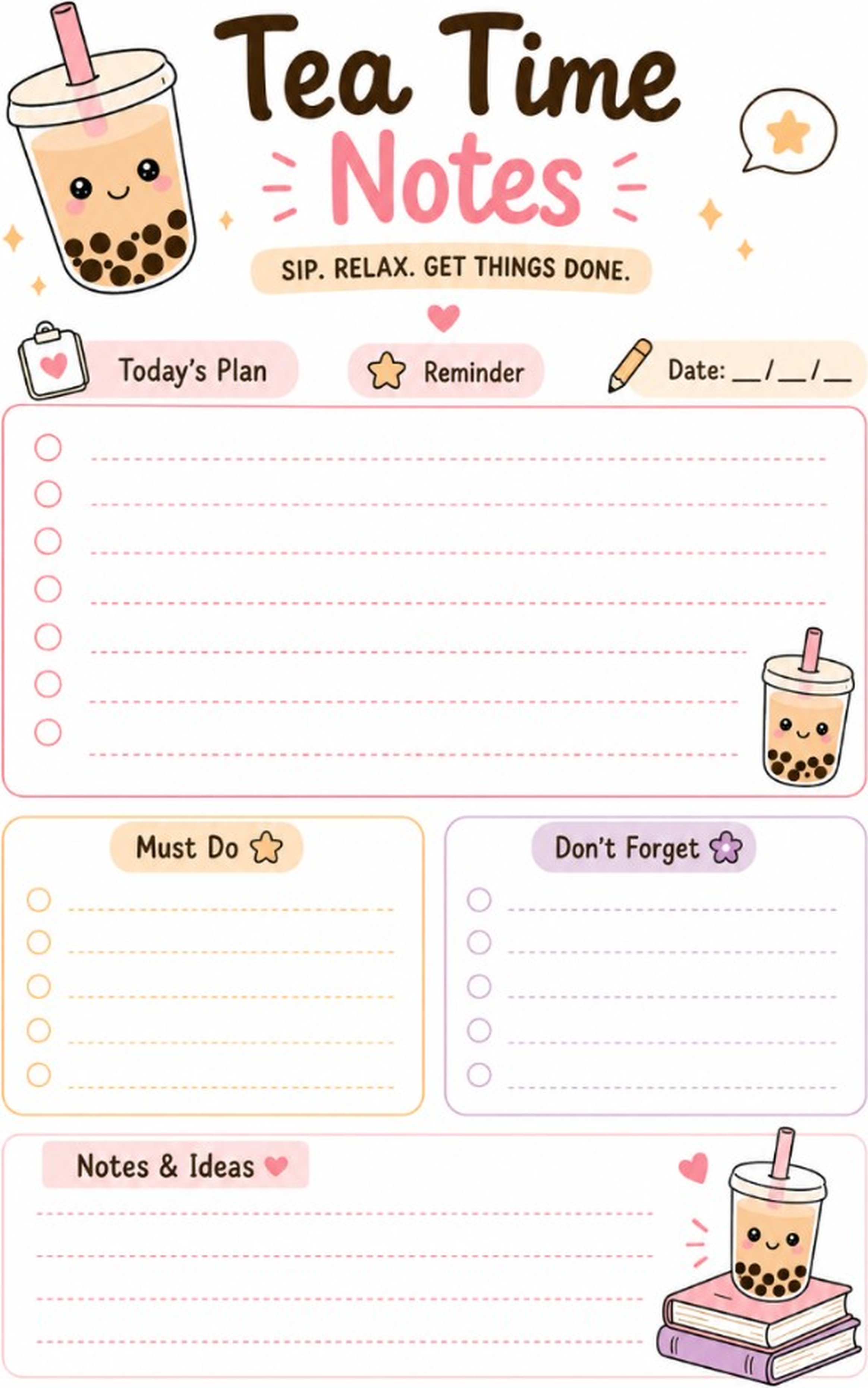 Tea Time Notes