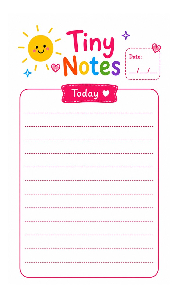 Tiny Notes Sunshine